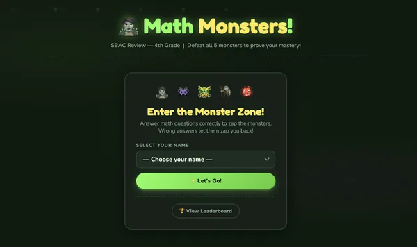 Math Monsters