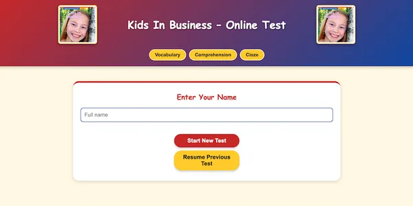 Kids in Business Test