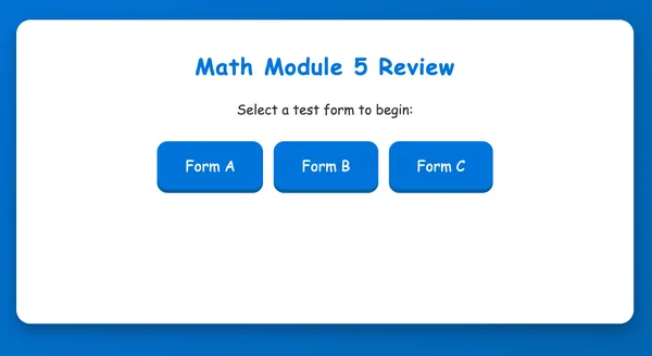 Math Module 5 Review