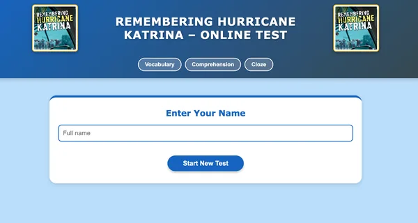 Hurricane Katrina Test