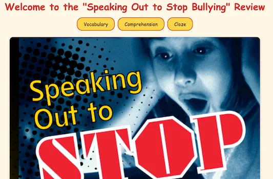 Speaking Out to Stop Bullying